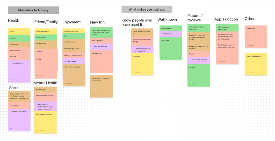 Intial Interviews - Figma Planning